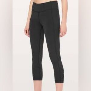 Lululemon pace rival crop leggings black 4